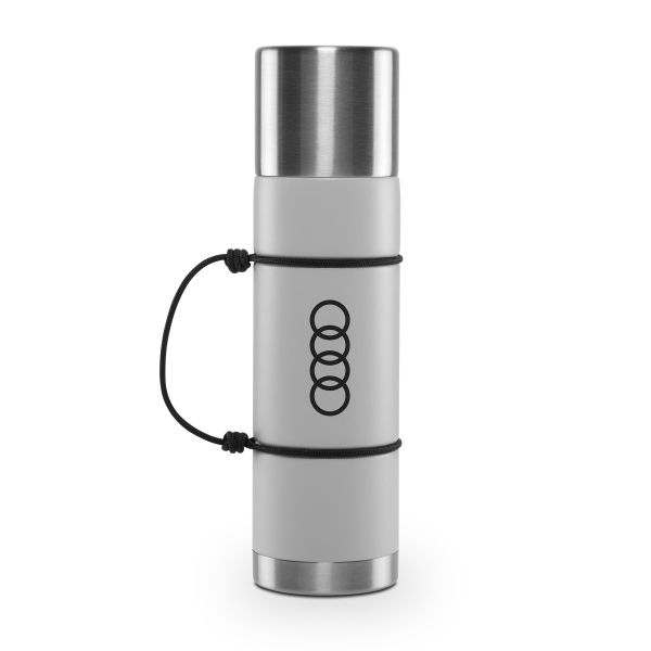 Audi Isolierflasche, grau