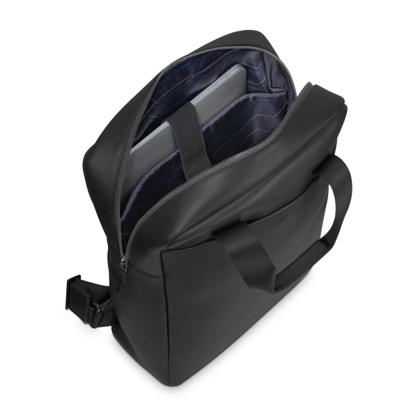 Audi Rucksack Leder, schwarz