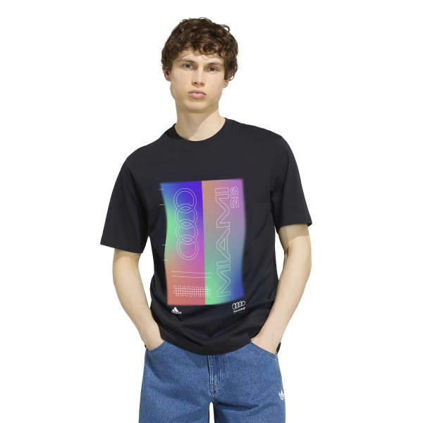 AUDI FORMULA ONE MIAMI GRAPHIC T-SHIRT MEN