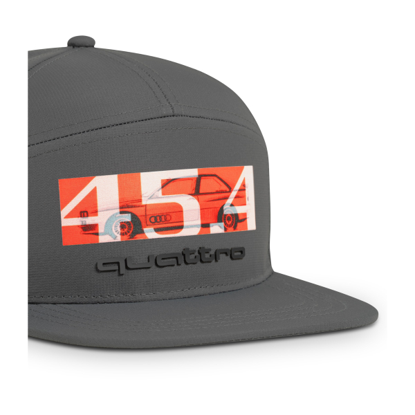 Audi quattro 45.4 Snapback Cap, grau