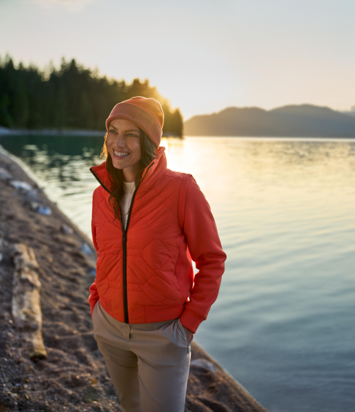 Audi Hybridjacke, Damen, orange